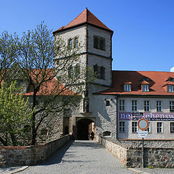 Moritzburg, Burgtor als Hauptzugang