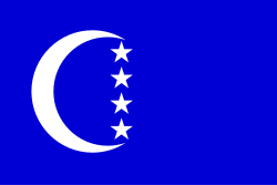 Die Flagge der Insel