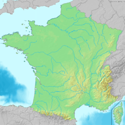 Lage von Cro-Magnon in Frankreich