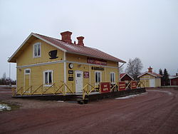 Der Bahnhof Garsås ist heute ein Cafe