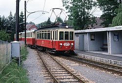 ET 23.104 im alten Endbahnhof Gmunden-Traundorf (1977)