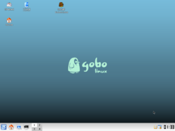 Bildschirmfoto von GoboLinux