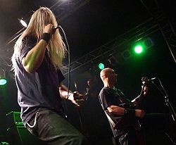 Hail of Bullets bei einem Konzert 2009