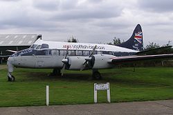 De Havilland D.H.114 „Heron“ am Flughafen Croydon