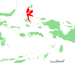 Lage von Halmahera