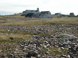 verlassene Siedlung auf der Insel
