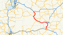Streckenverlauf der Interstate 82