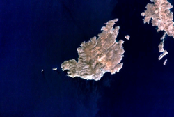 Satellitenbild von Iraklia