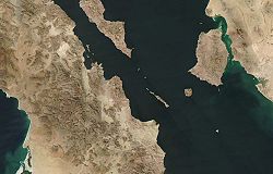 Satellitenbild (Tiburón im Osten)
