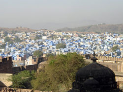 Jodhpur von der Meherangarh-Festung aus gesehen