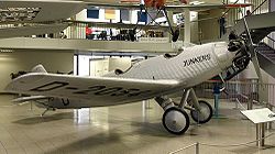 Junkers A 50 im Deutschen Museum