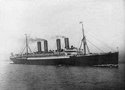 Die Kaiser Wilhelm der Große im Atlantik