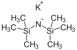 Struktur von Kalimhexamethyldisilazan