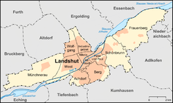 Stadtteile der Stadt Landshut