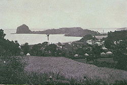 Fort Duvernette und Young Island von Calliaqua aus gesehen