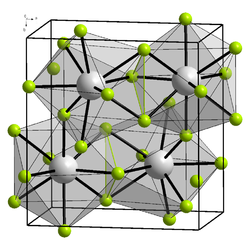 Kristallstruktur von Bismut(III)-fluorid