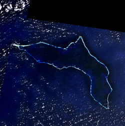 NASA-Bild von Kwajalein