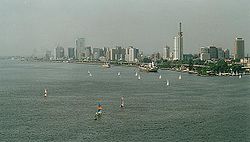 Skyline von Lagos Island