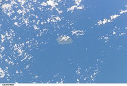 ISS-Foto der Insel
