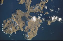 NASA-Bild von Little Tanaga Island