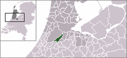 Lage von Aalsmeer in den Niederlanden