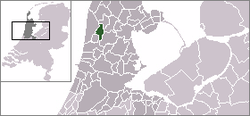 Lage von Alkmaar in den Niederlanden