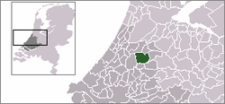Lage von Alphen aan den Rijn in den Niederlanden
