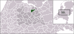 Lage von Baarn in den Niederlanden