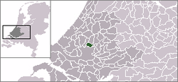 Lage von Bergschenhoek in den Niederlanden