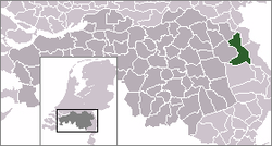 Lage von Boxmeer in den Niederlanden