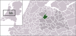 Lage von Breukelen in den Niederlanden