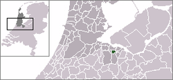 Lage von Bussum in den Niederlanden