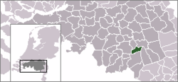 Lage der Gemeinde Geldrop-Mierlo in den Niederlanden