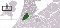 Lage von Haarlemmermeer in den Niederlanden
