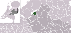 Lage von Harderwijk in den Niederlanden