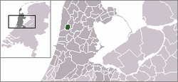 Lage von Heiloo in den Niederlanden