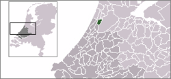 Lage von Hillegom in den Niederlanden
