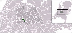 Lage von IJsselstein in den Niederlanden