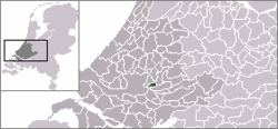 Lage von Krimpen aan den IJssel in den Niederlanden