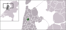 Lage von Langedijk in den Niederlanden