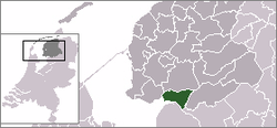 Lage von Lemsterland in den Niederlanden