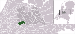 Lage von Lopik in den Niederlanden