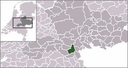 Lage der Gemeinde Nijmegen in den Niederlanden