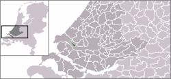 Lage von Rozenburg in den Niederlanden