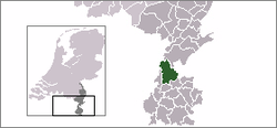 Lage von Sittard-Geleen in den Niederlanden