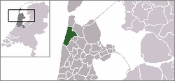 Lage von Zijpe in den Niederlanden