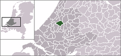Lage von Zoetermeer in den Niederlanden