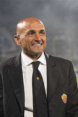 Luciano Spalletti 2009 als Trainer des AS Rom