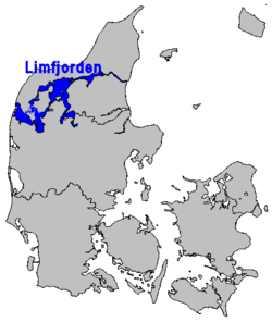 Lage des Limfjord