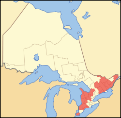 Countys in Ontario